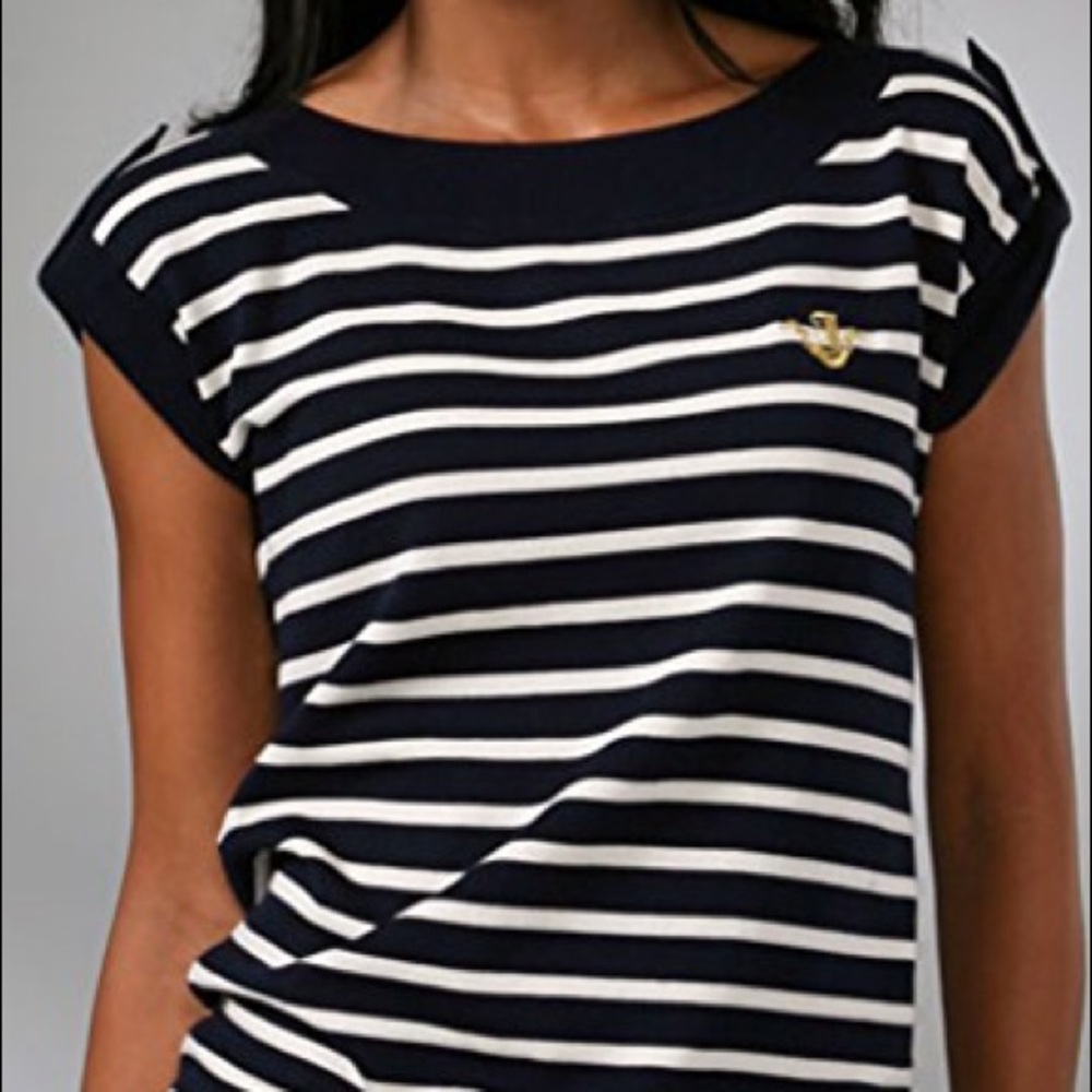 Juicy Couture Striped Flutter Sweater size medium